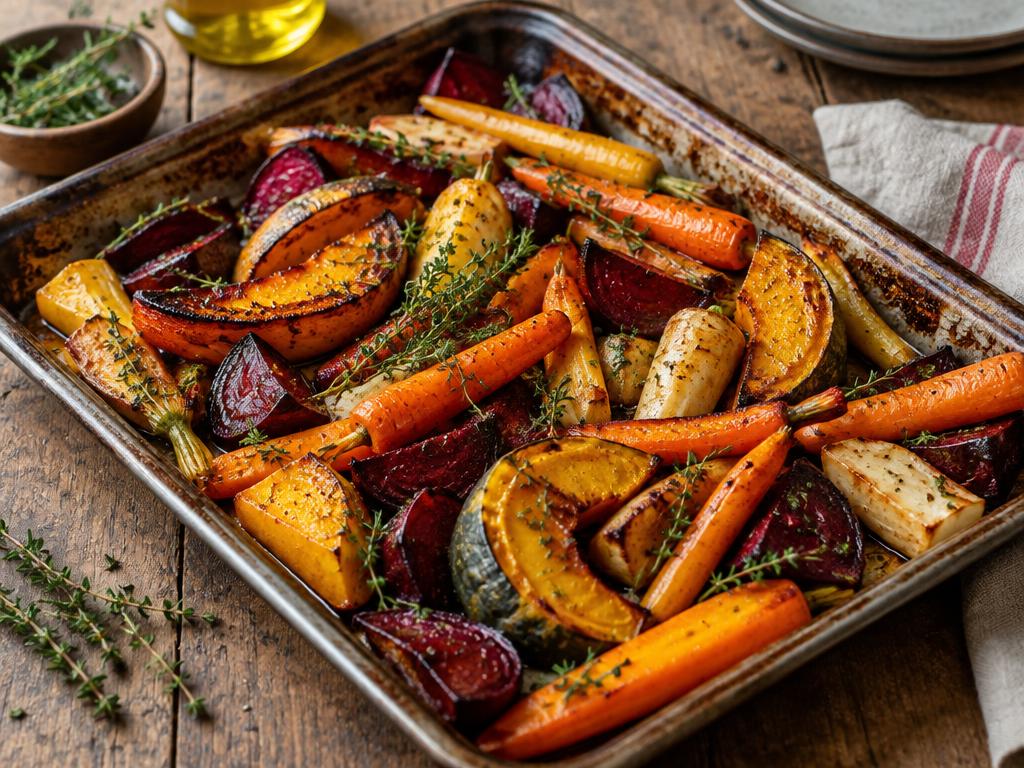 Vegetable dish, illustrative